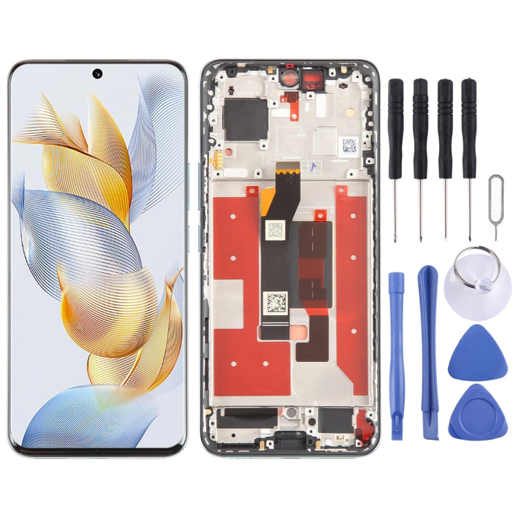 For Honor 90 Original LCD Screen Digitizer Full Assembly with Frame (Blue) - LCD Screen by PMC TechLife | Online Shopping South Africa | PMC TechLife
