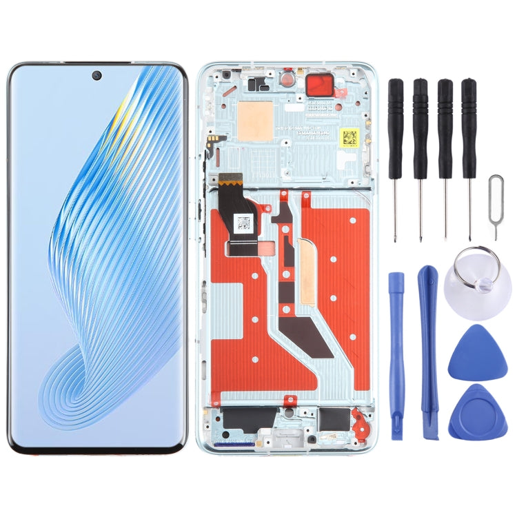 For Honor Magic5 Original LCD Screen Digitizer Full Assembly with Frame (Green) - LCD Screen by PMC TechLife | Online Shopping South Africa | PMC TechLife