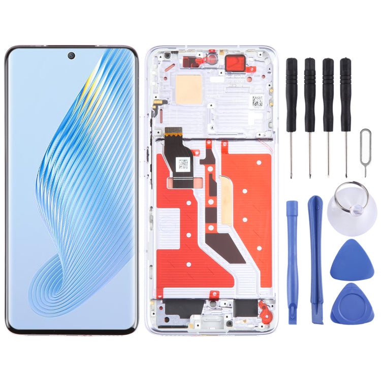 For Honor Magic5 Original LCD Screen Digitizer Full Assembly with Frame (Purple) - LCD Screen by PMC TechLife | Online Shopping South Africa | PMC TechLife