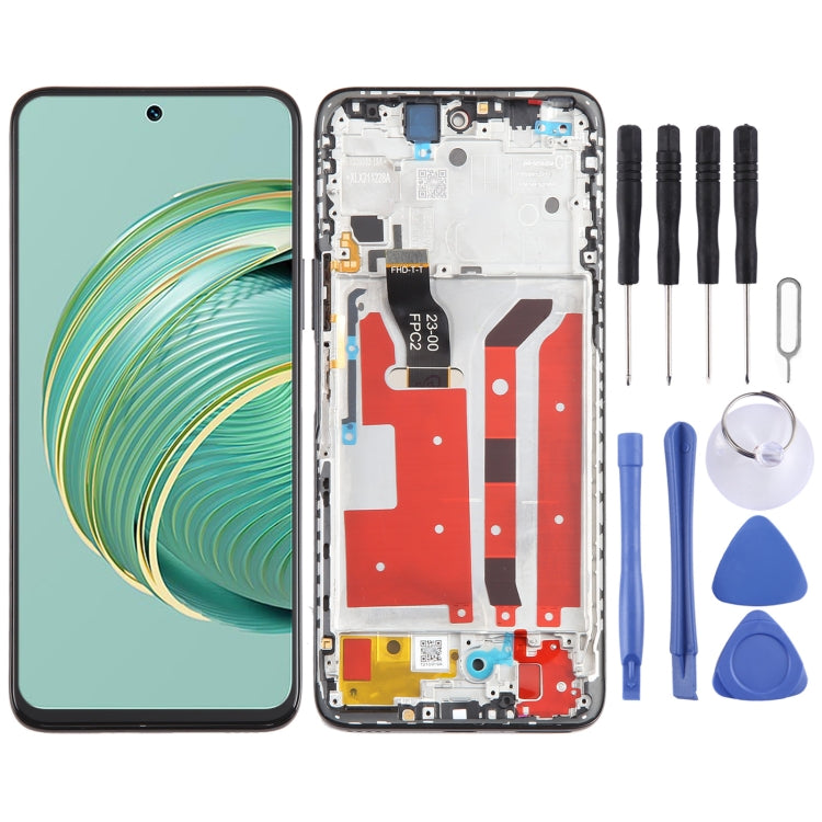 For Huawei Nova 10z Original LCD Screen Digitizer Full Assembly with Frame (Black) - LCD Screen by PMC TechLife | Online Shopping South Africa | PMC TechLife