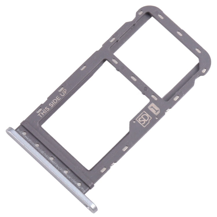 For Motorola Moto G Power 2021 SIM Card Tray + Micro SD Card Tray (Silver) - Card Socket by PMC TechLife | Online Shopping South Africa | PMC TechLife
