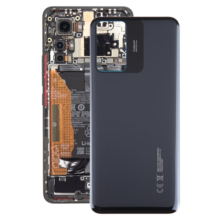 For Xiaomi Redmi Note 12S Original Battery Back Cover(Black) - Back Cover by PMC TechLife | Online Shopping South Africa | PMC TechLife