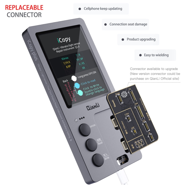 Qianli iCopy Plus 3 in 1 LCD Screen Original Color Repair Programmer For iPhone - free shipping - PMC TechLife - Order now!