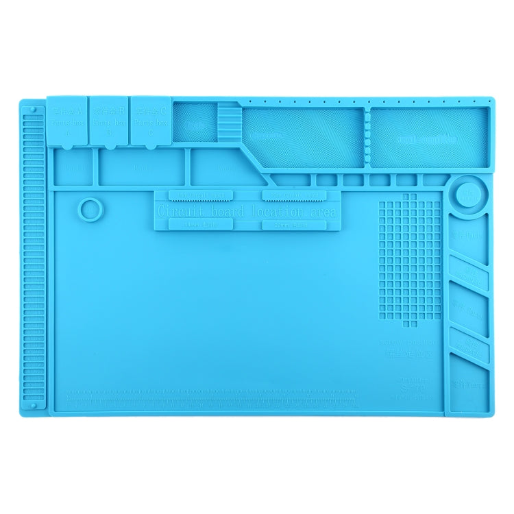 S-170 Insulation Heat-Resistant Repair Pad ESD Mat with Magnetic, Size: 48 x 32cm - free shipping - PMC TechLife - Order now!