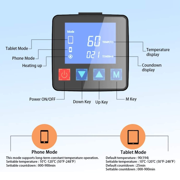 CPB CP300 LCD Screen Heating Pad Safe Repair Tool, US Plug - free shipping - PMC TechLife - Order now!