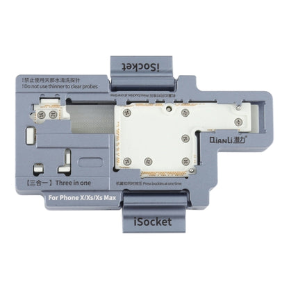 Qianli iSocket 3 In 1 Motherboard Layered Test Frame Upper Lower Layers Logic Board Function Fast Test Holder For iPhone X / XS / XS Max - Repair Fixture by QIANLI | Online Shopping South Africa | PMC Jewellery | Buy Now Pay Later Mobicred