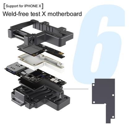 Qianli iSocket 3 In 1 Motherboard Layered Test Frame Upper Lower Layers Logic Board Function Fast Test Holder For iPhone X / XS / XS Max - Repair Fixture by QIANLI | Online Shopping South Africa | PMC Jewellery | Buy Now Pay Later Mobicred