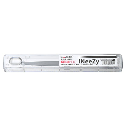 Qianli iNeezy FX-03 Stainless Steel Extra-sharp Thickened Tweezers Pointed Tweezers - Tweezers by QIANLI | Online Shopping South Africa | PMC Jewellery