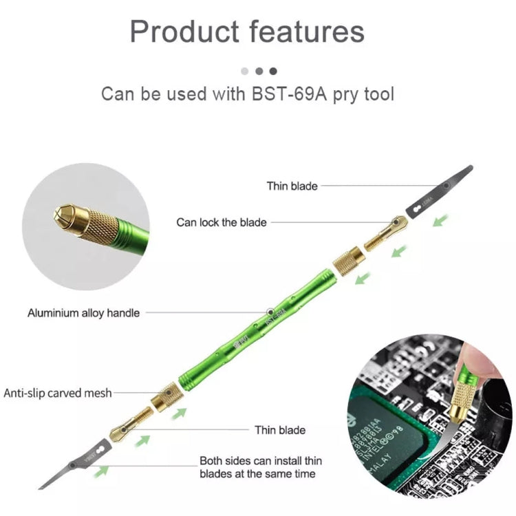 BEST BST-69A+ CPU Chip Remove Glue Tools DIY Carving Knife - Tool Kits by BEST | Online Shopping South Africa | PMC TechLife | Buy Now Pay Later Mobicred