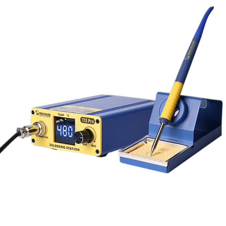 Mechanic T12 Pro Intelligent Anti-static Digital Heating Solder Station, EU Plug - Soldering Iron Stand by MECHANIC | Online Shopping South Africa | PMC Jewellery | Buy Now Pay Later Mobicred