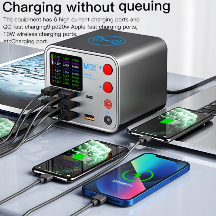 MaAnt Dianba NO.1 Multi-port Wireless USB PD Charger, US Plug - free shipping - PMC TechLife - Order now!