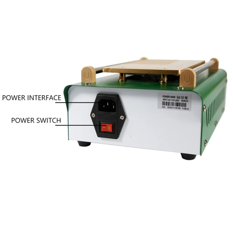 BST-B-856A AC 220V Electrical Vacuum Pump LCD Screen Separator, UK Plug - Separation Equipment by BEST | Online Shopping South Africa | PMC Jewellery | Buy Now Pay Later Mobicred