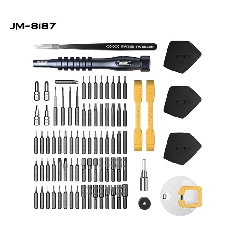 JAKEMY JM-8187 83 in 1 Magnetic Screwdriver Set - Screwdriver Set by JAKEMY | Online Shopping South Africa | PMC Jewellery