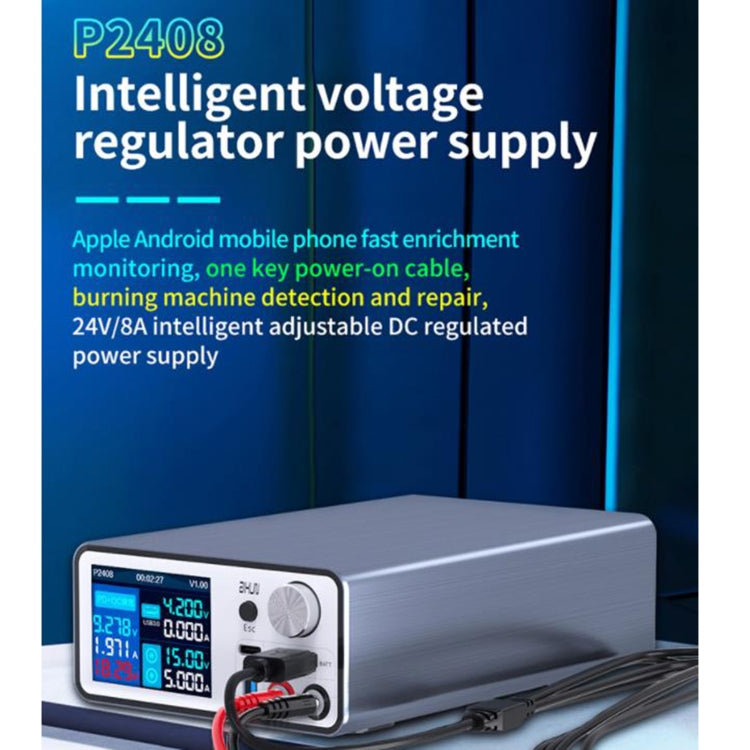 AIXUN P2408 Intelligent Voltage Regulator Power Supply, EU Plug - free shipping - PMC TechLife - Order now!
