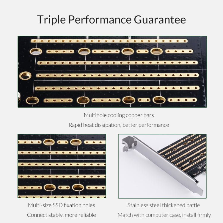 ORICO PDM2 M.2 NVME to PCI-E 3.0 X4 Expansion Card - free shipping - PMC TechLife - Order now!