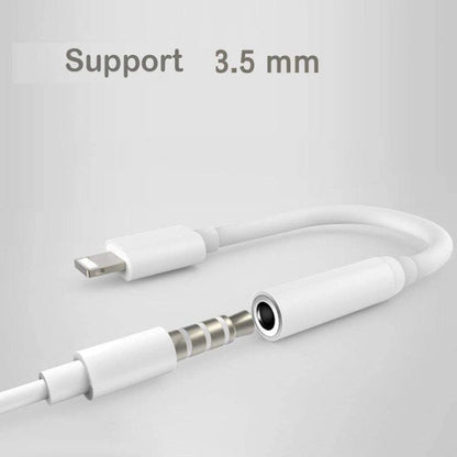 Zs-kl21836 2 PCS 8 Pin to 3.5mm Earphone Adapter Audio Adapter, Compatible with IOS 13 System - Earphone Adapter by PMC Jewellery | Online Shopping South Africa | PMC Jewellery