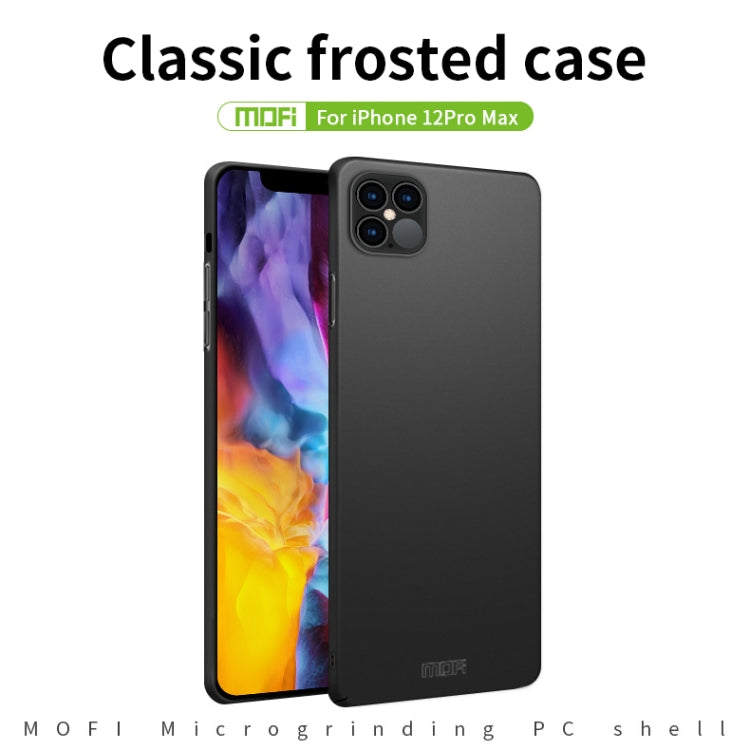 For iPhone 12 Pro Max MOFI Frosted PC Ultra-thin Hard Case(Blue) - free shipping - PMC TechLife - Order now!