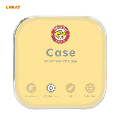 For Huawei Watch GT 2 46mm ENKAY Hat-Prince ENK-AC8202 Full Coverage PC Frosted Case + 9H Tempered Glass Protector(Transparent) - Watch Cases by ENKAY | Online Shopping South Africa | PMC Jewellery | Buy Now Pay Later Mobicred