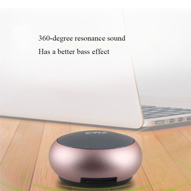 EWA A110 IPX5 Waterproof Portable Mini Metal Wireless Bluetooth Speaker Supports 3.5mm Audio & 32GB TF Card & Calls(Red) - Mini Speaker by EWA | Online Shopping South Africa | PMC Jewellery | Buy Now Pay Later Mobicred