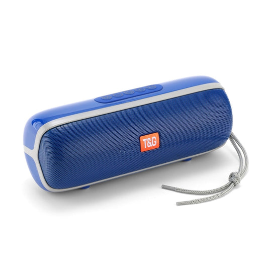 T&G TG183 TWS Mini Wireless Bluetooth Speaker, Supports AUX / USB 2.0 / FM / 32GB TF Card or Micro SD Card(Blue) - Mini Speaker by T&G | Online Shopping South Africa | PMC Jewellery
