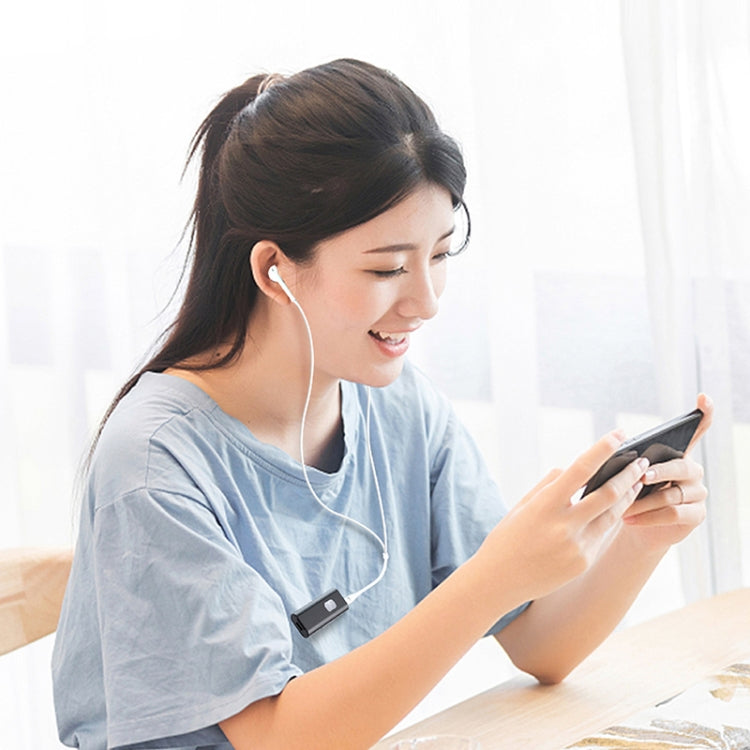 SR11 Lavalier Bluetooth 5.0 Audio Receiver Bluetooth Adapter Support TF Card - Audio Receiver Transmitter by PMC TechLife | Online Shopping South Africa | PMC TechLife