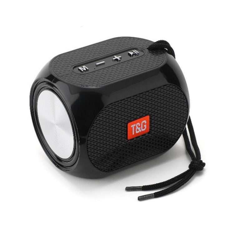 T&G TG196 TWS Subwoofer Bluetooth Speaker With Braided Cord, Support USB/AUX/TF Card/FM(Black) - Mini Speaker by T&G | Online Shopping South Africa | PMC Jewellery