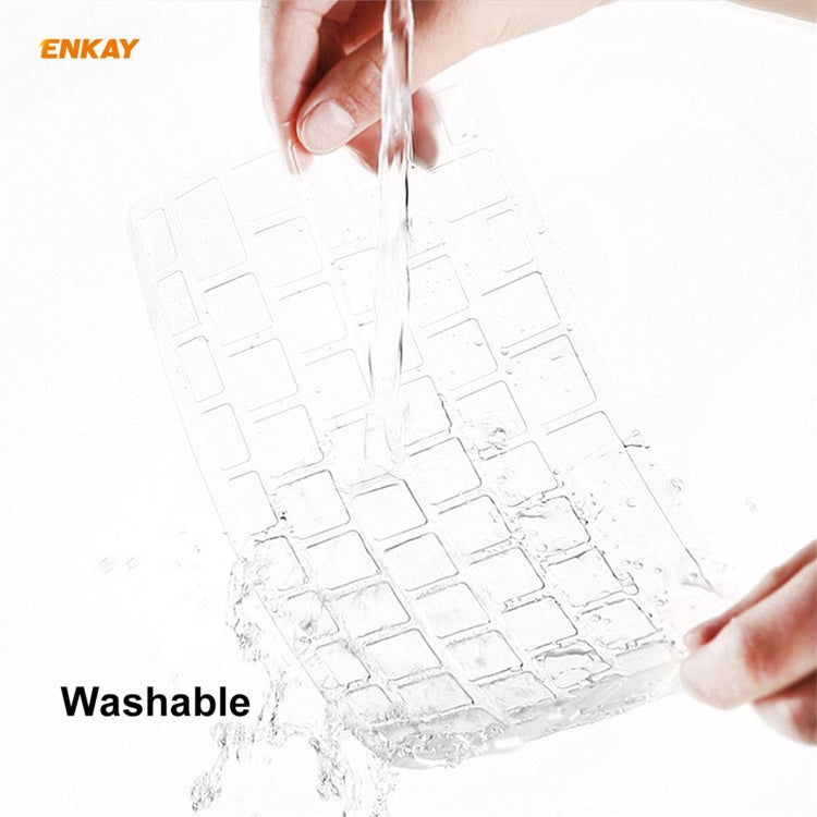 ENKAY 3 in 1 Crystal Laptop Protective Case + US Version TPU Keyboard Film + Anti-dust Plugs Set for MacBook Pro 15.4 inch A1707 & A1990 (with Touch Bar)(Green) - free shipping - PMC TechLife - Order now!