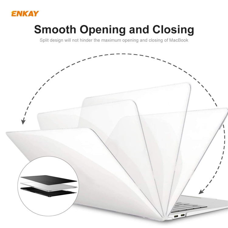 ENKAY 3 in 1 Crystal Laptop Protective Case + US Version TPU Keyboard Film + Anti-dust Plugs Set for MacBook Pro 15.4 inch A1707 & A1990 (with Touch Bar)(Green) - free shipping - PMC TechLife - Order now!