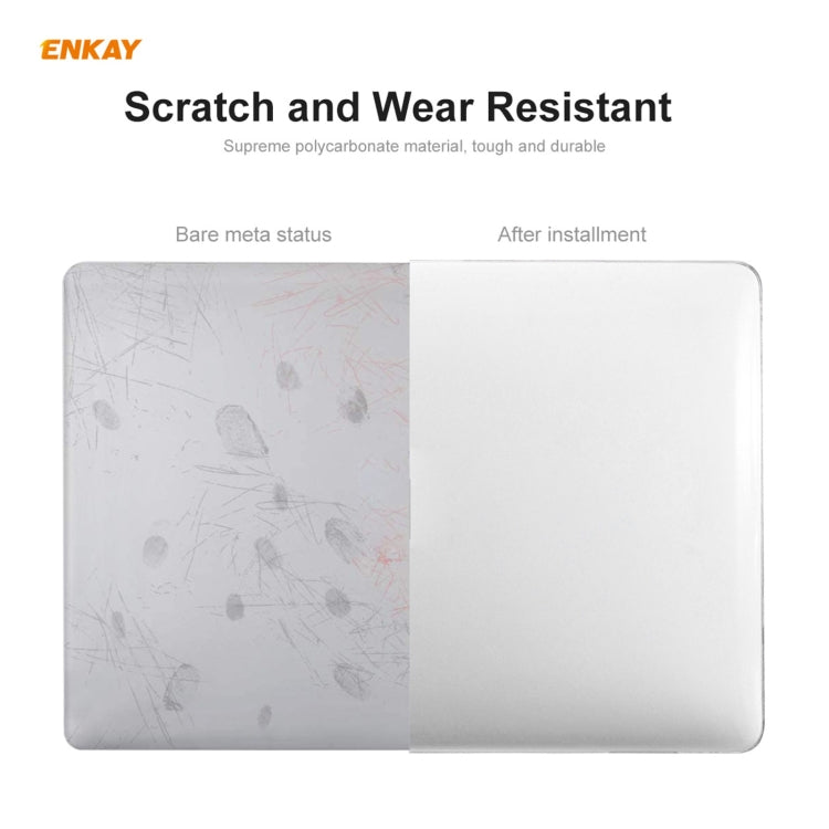 ENKAY 3 in 1 Crystal Laptop Protective Case + US Version TPU Keyboard Film + Anti-dust Plugs Set for MacBook Pro 15.4 inch A1707 & A1990 (with Touch Bar)(Green) - free shipping - PMC TechLife - Order now!
