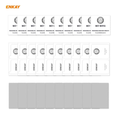 For Xiaomi Redmi K40 / K40 Pro(+) 10 PCS ENKAY Hat-Prince Full Glue 0.26mm 9H 2.5D Tempered Glass Full Coverage Film -  by ENKAY | Online Shopping South Africa | PMC Jewellery