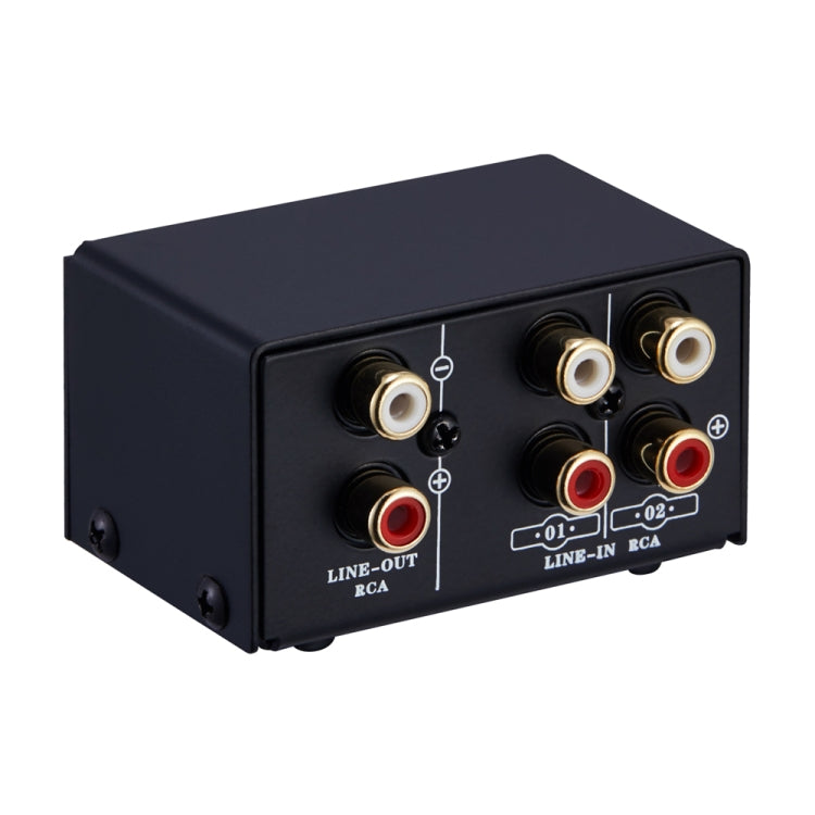 B101 2 In 1 Out (1 In 2 Out) Audio Source Signal Selection Switcher Computer Speaker  RCA Lossless Audio Source Switcher - free shipping - PMC TechLife - Order now!