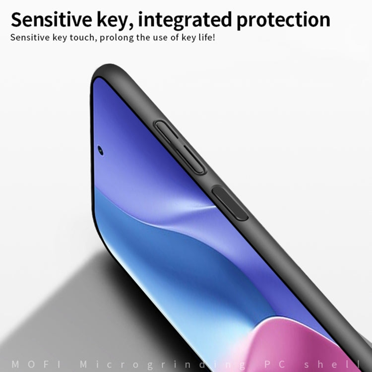 For Xiaomi Redmi K40 / K40 Pro MOFI Frosted PC Ultra-thin Hard Case(Black) - Xiaomi Cases by MOFI | Online Shopping South Africa | PMC TechLife | Buy Now Pay Later Mobicred