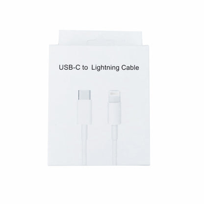 XJ-61 12W USB-C / Type-C to 8 Pin PD Fast Charging Cable, Cable Length:2m - Normal Style Cable by PMC Jewellery | Online Shopping South Africa | PMC Jewellery