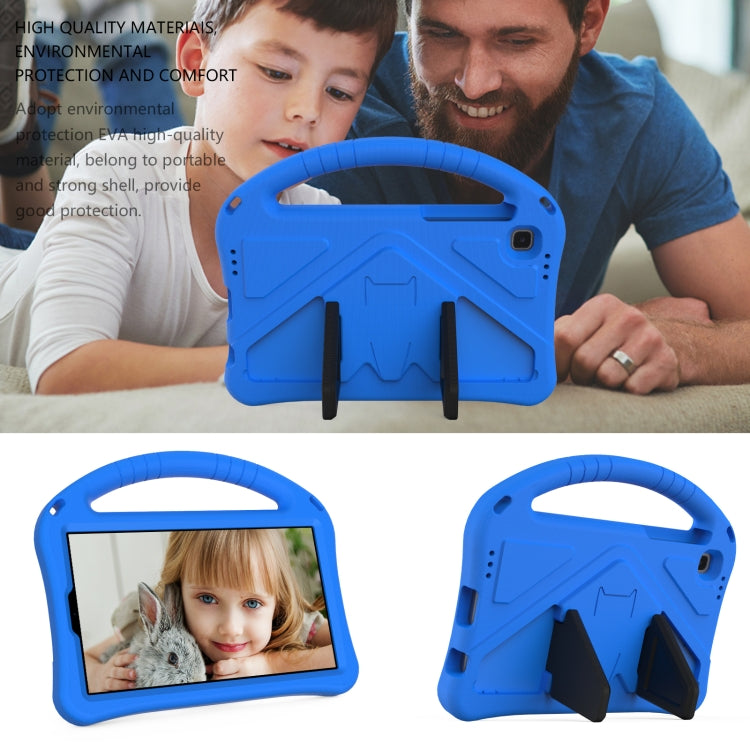 For Samsung Galaxy Tab A7 Lite 8.7(2021) T225 EVA Flat Anti Falling Protective Case Shell with Holder(Blue) - free shipping - PMC TechLife - Order now!