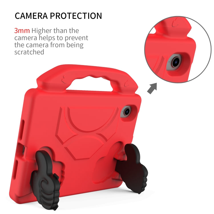 For iPad mini 6 / mini 2024 Children EVA Shockproof Tablet Case with Thumb Bracket(Red) - iPad mini 6 Cases by PMC TechLife | Online Shopping South Africa | PMC TechLife | Buy Now Pay Later Mobicred