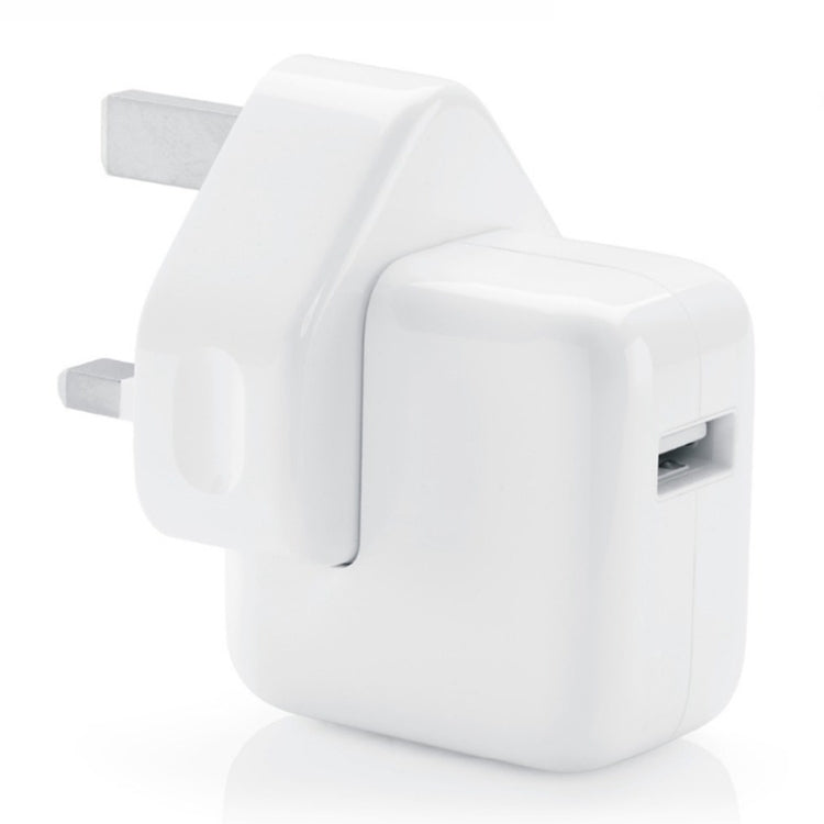 12W USB Charger + USB to 8 Pin Data Cable for iPad / iPhone / iPod Series, UK Plug - free shipping - PMC TechLife - Order now!