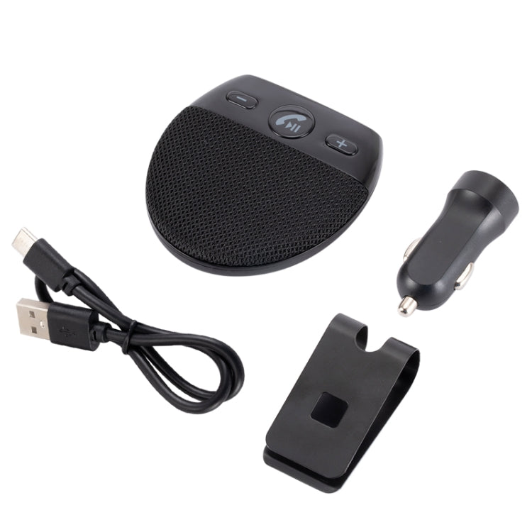 SP11 Car Phone Sun Visor Handsfree Speaker with USB Car Speaker Handsfree Car Kit - Bluetooth Car Kits by PMC TechLife | Online Shopping South Africa | PMC TechLife