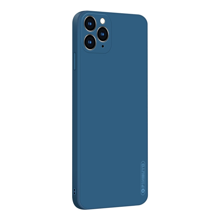 For iPhone 11 Pro Max PINWUYO Sense Series Liquid Silicone TPU Mobile Phone Case (Blue) - free shipping - PMC TechLife - Order now!