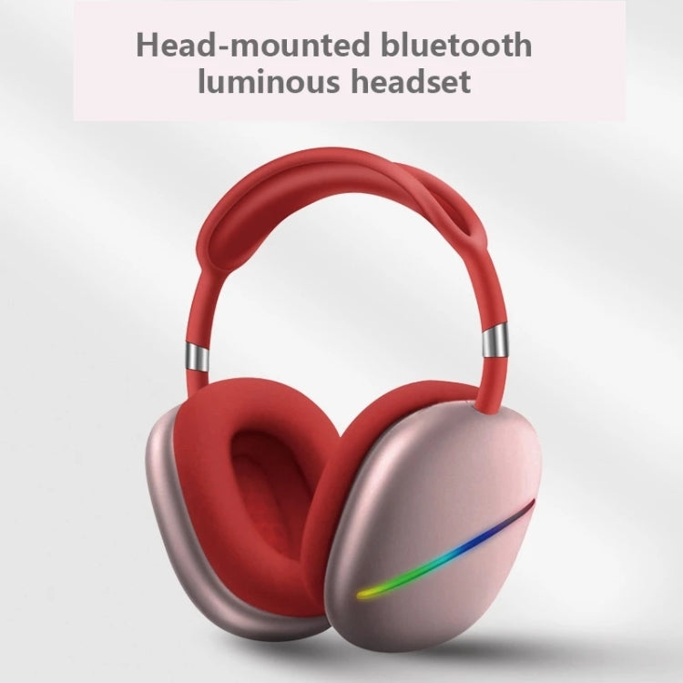 AKZ MAX10 Head-mounted RGB Wireless Bluetooth Music Headset With Microphone, Supports TF Card(Black) - Headset & Headphone by PMC TechLife | Online Shopping South Africa | PMC TechLife