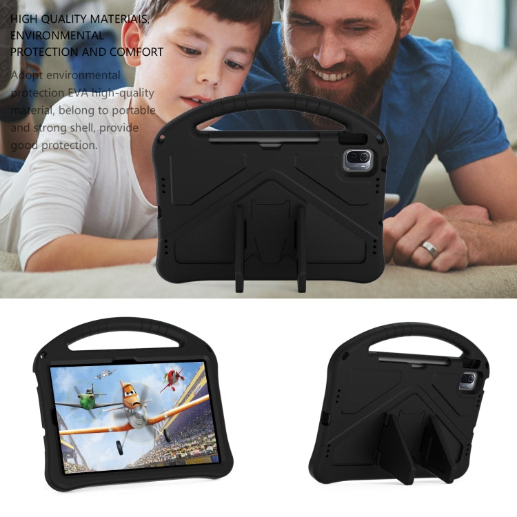 For Xiaomi Pad 5 / Pad 5 Pro 2021 EVA Flat Anti Falling Protective Case Shell with Holder(Black) - More Tablet Cases by PMC TechLife | Online Shopping South Africa | PMC TechLife | Buy Now Pay Later Mobicred