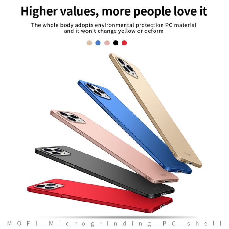 For iPhone 13 Pro Max  MOFI Frosted PC Ultra-thin Hard Case(Black) - free shipping - PMC TechLife - Order now!