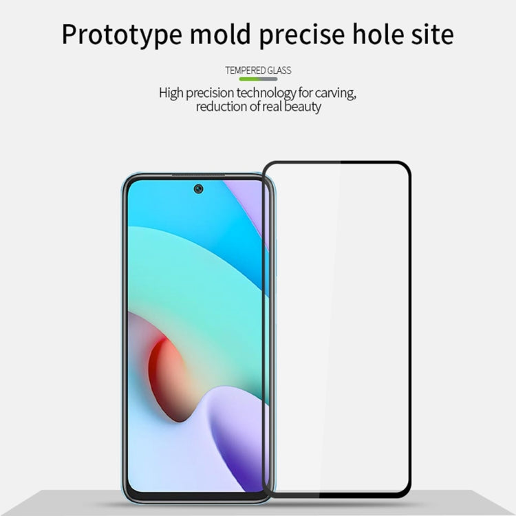 For Xiaomi Redmi 10 MOFI 9H 2.5D Full Screen Tempered Glass Film(Black) - free shipping - PMC TechLife - Order now!