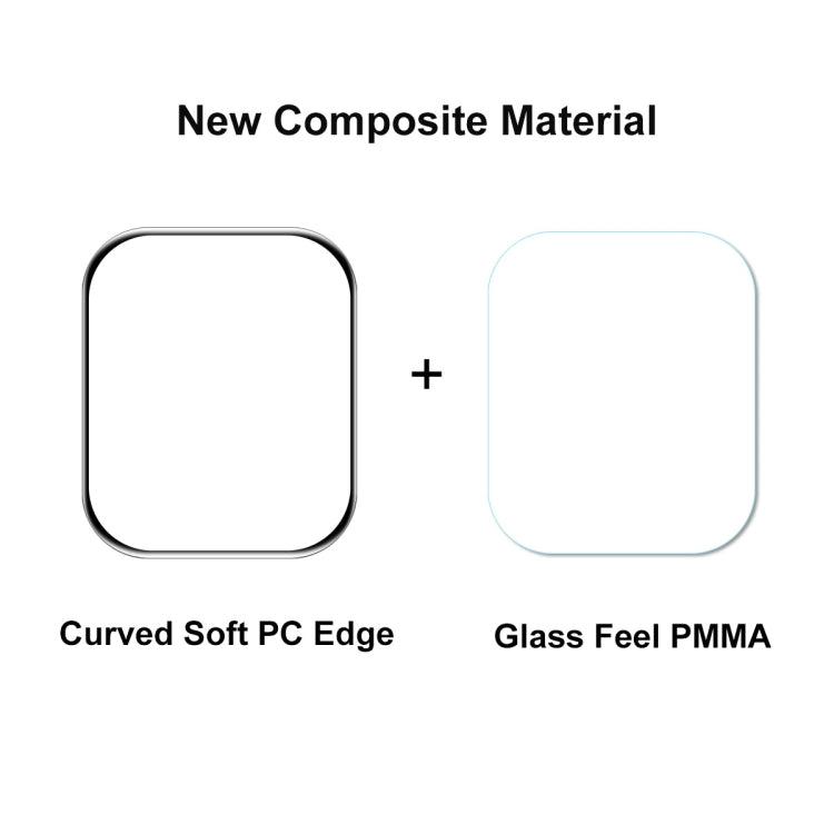 1 PCS ENKAY Hat-Prince 3D Full Coverage Soft PC Edge + PMMA HD Screen Protector Film For Apple Watch Series 7 45mm - Screen Protector by ENKAY | Online Shopping South Africa | PMC TechLife | Buy Now Pay Later Mobicred