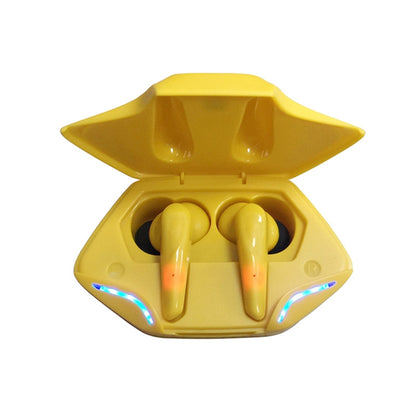 TWS-G11 Bluetooth 5.0 Low Latency TWS Stereo Gaming Earphone with Cool LED(Yellow) - TWS Earphone by PMC Jewellery | Online Shopping South Africa | PMC Jewellery