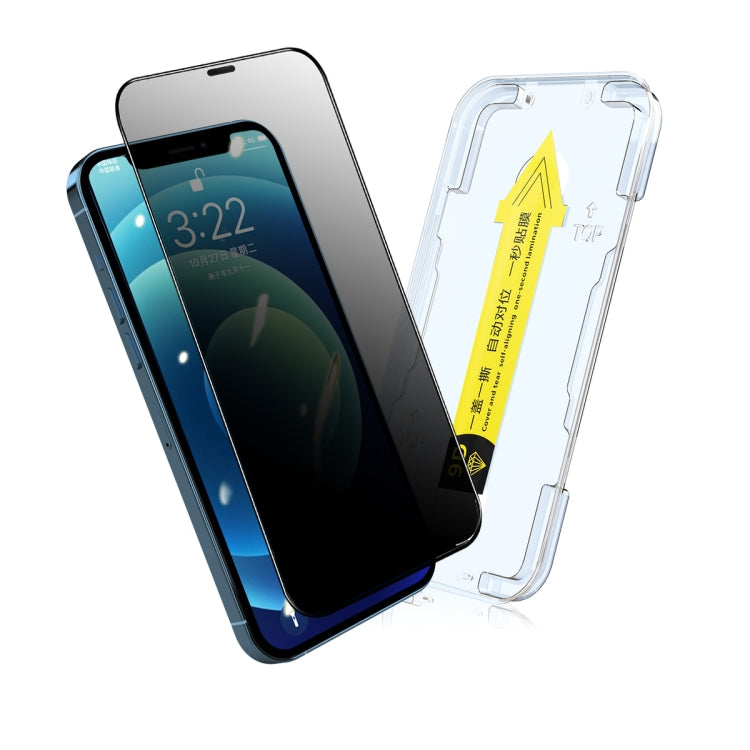 For iPhone 12 Pro Max ENKAY Quick Stick Anti-peeping Tempered Glass Film - iPhone 12 Pro Max Tempered Glass by ENKAY | Online Shopping South Africa | PMC TechLife | Buy Now Pay Later Mobicred