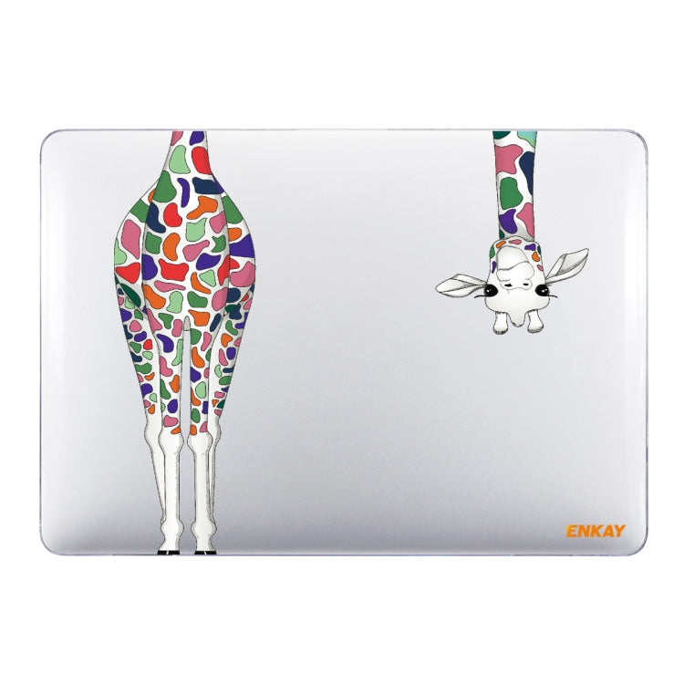 For MacBook Air 13.3 inch A2179 / A2337 ENKAY Hat-Prince Forest Series Pattern Laotop Protective Crystal Case(Giraffe Pattern) - MacBook Air Cases by ENKAY | Online Shopping South Africa | PMC TechLife | Buy Now Pay Later Mobicred