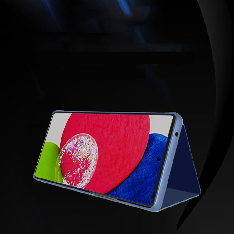 For Samsung Galaxy A53 5G Plated Mirror Flip Leather Case with Holder(Purple Blue) - free shipping - PMC TechLife - Order now!