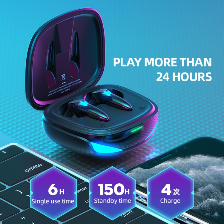G10 TWS 5.2 Binaural True Stereo Touch Game Bluetooth Earphone(White) - TWS Earphone by PMC TechLife | Online Shopping South Africa | PMC TechLife
