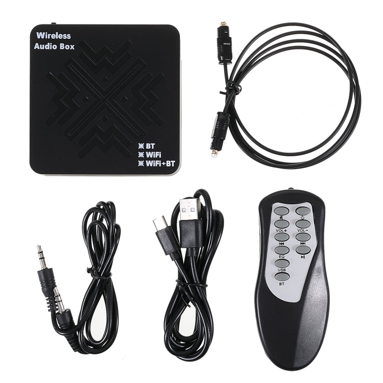 JEDX Q2 WiFi & Bluetooth 2 in 1 Digital Audio Adapter Smart Hi-Fi Audio Box - Audio Receiver Transmitter by PMC TechLife | Online Shopping South Africa | PMC TechLife