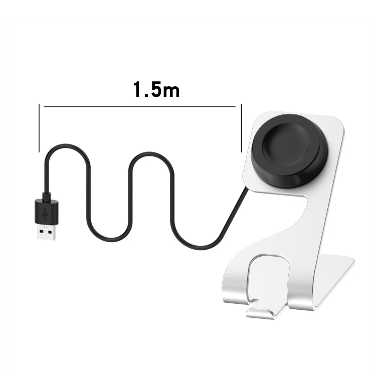 For Huawei Watch GT Runner Rotatable Magnetic Metal Charging Base(Gray) - Charger by PMC TechLife | Online Shopping South Africa | PMC TechLife | Buy Now Pay Later Mobicred